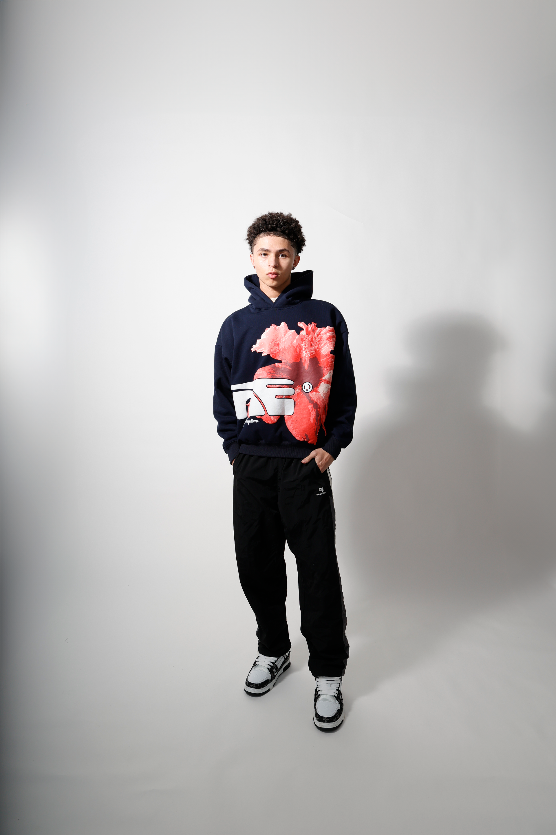 CHERRY HIBISCUS HOODIE