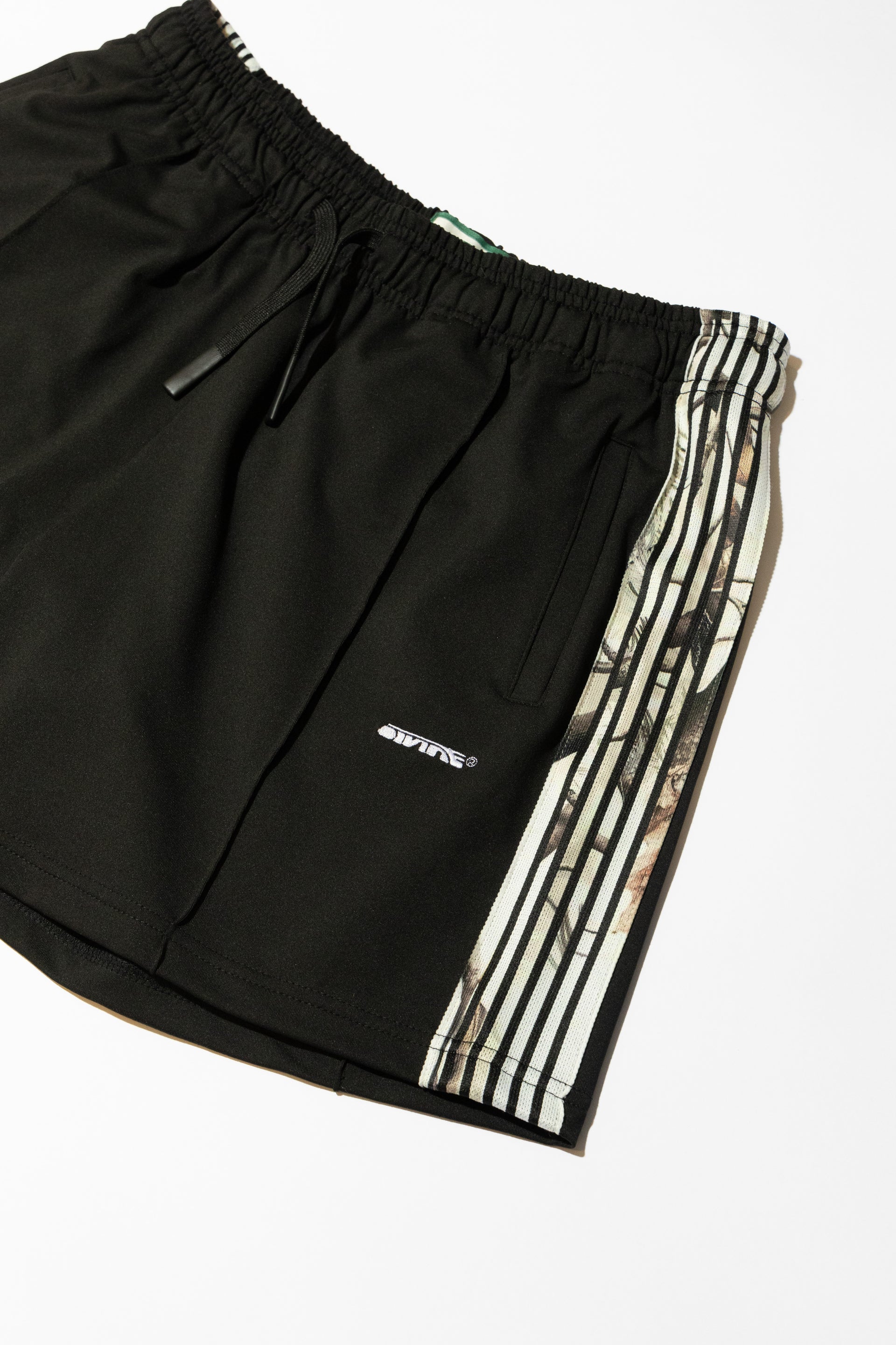 Camo Track Shorts